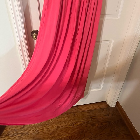 Trendy United Coral Maxi Skirt w/Pockets - One Size Plus - Picture 2 of 7